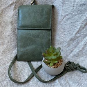 Leather Crossbody Wallet